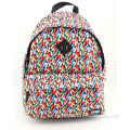 whole capsule heat print simple backpack, small fashion daily backpack